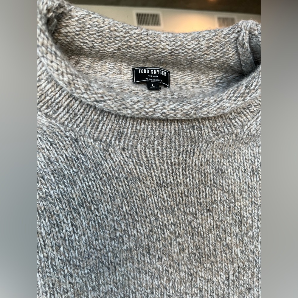 Todd Snyder roll top sweater - Picture 2 of 4